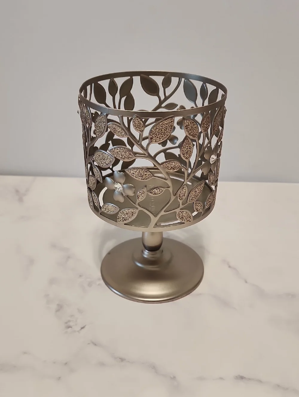 Bath & Body Works  Metallic Candle Holders Set - Elegant Home Accents